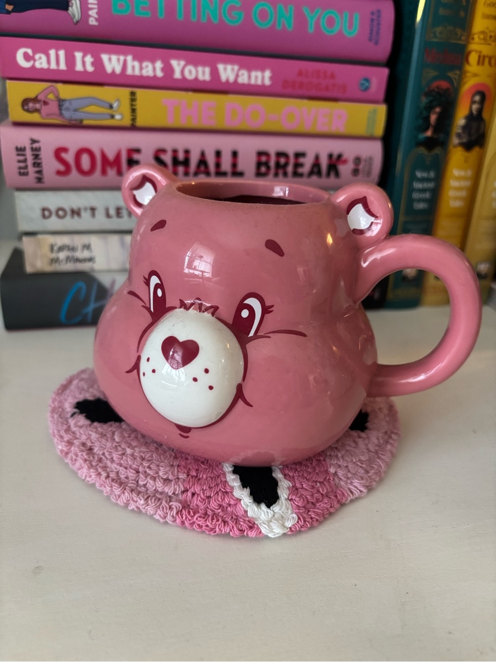 Pink Heart Coaster - Picture 2 of 3
